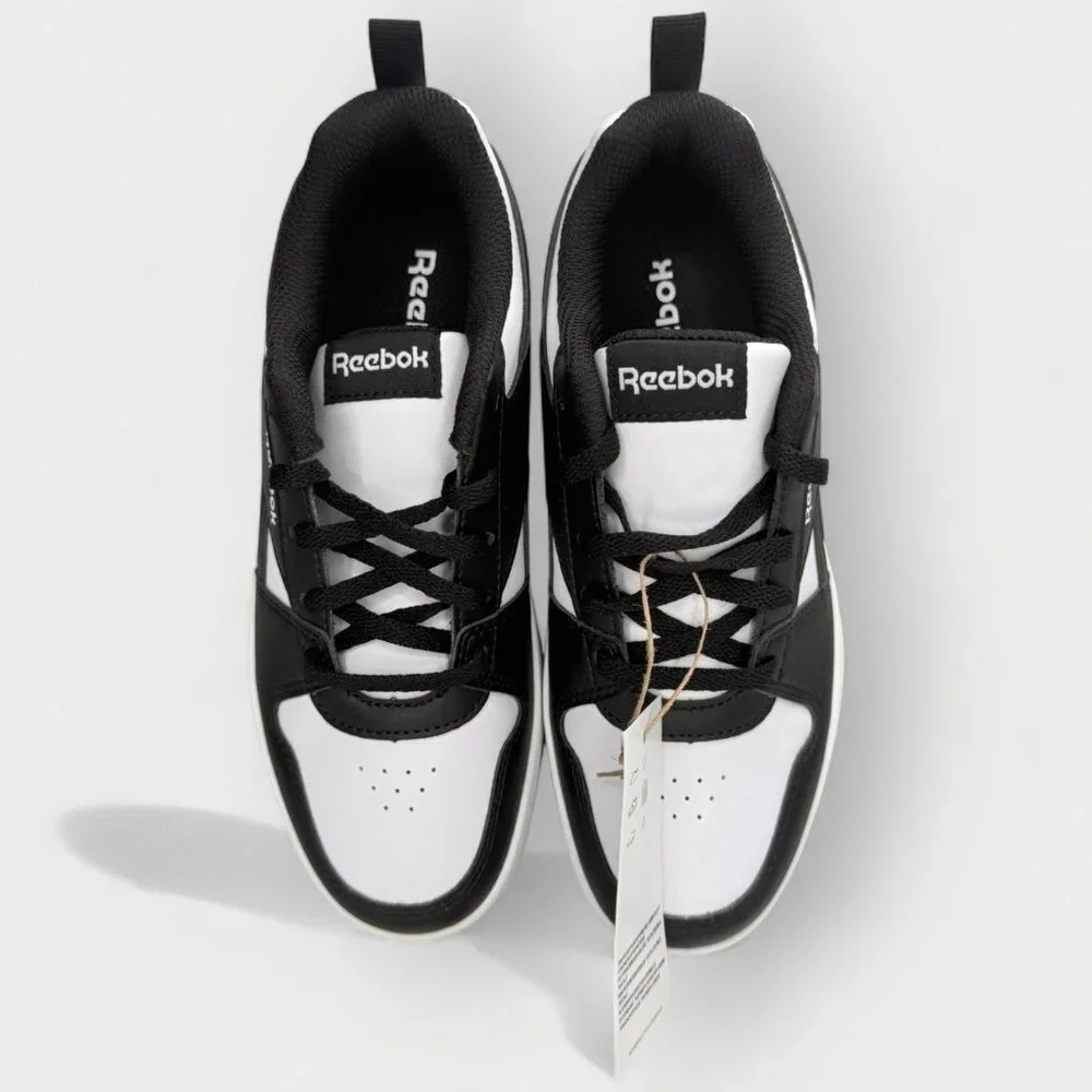 Reebok Boys Royal Prime 2.0 Black White US 13 Big Kids Sneaker New w/ Box - Picture 10 of 13